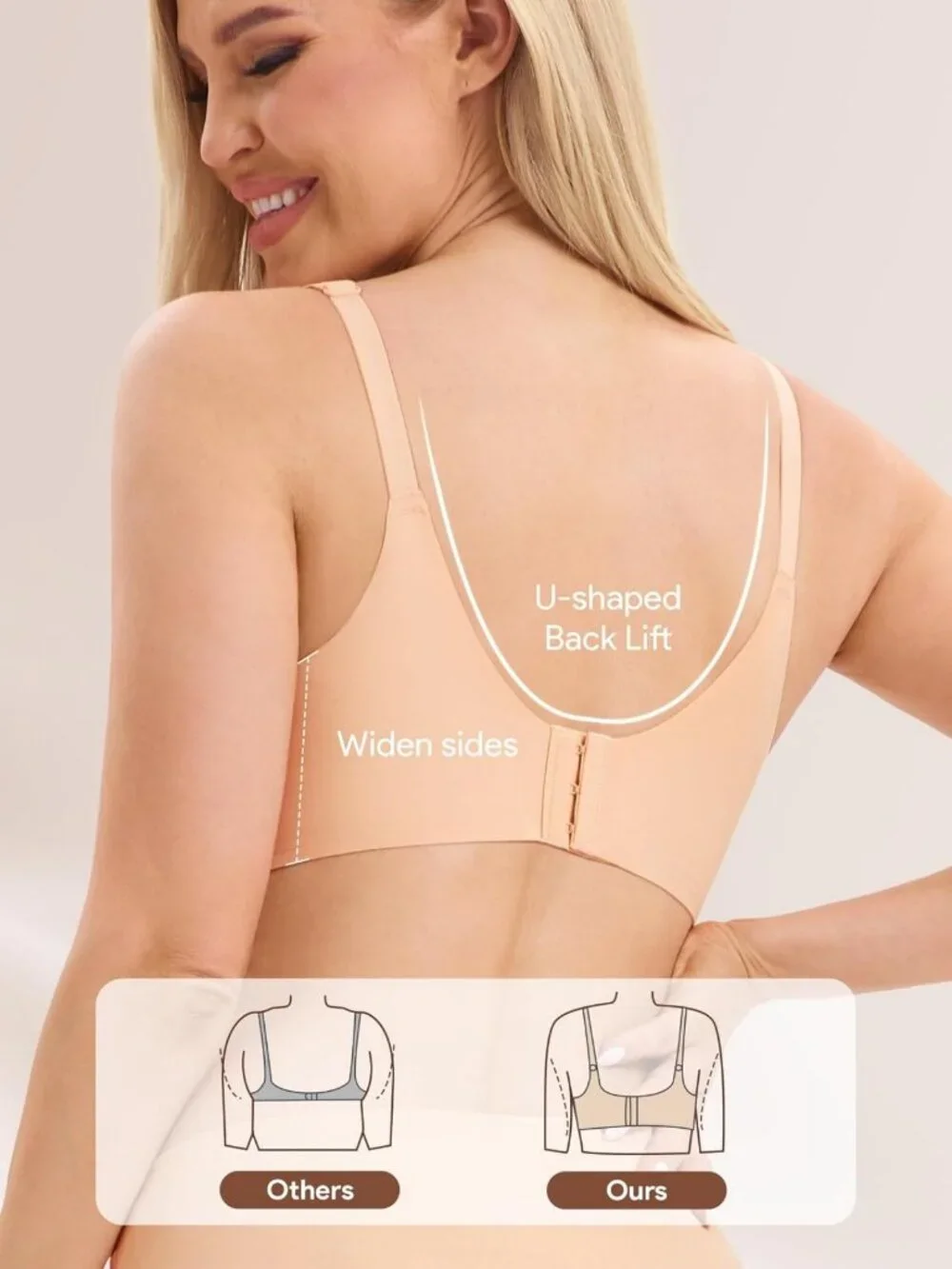 3 Pack Seamless Nursing Bras for Breastfeeding & Maternity - Wireless Sleep
